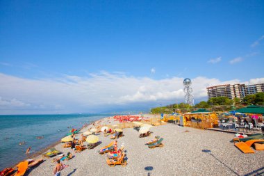 Batumi Gürcistan 'daki Avrupa Meydanı' ndaki Medea Anıtı