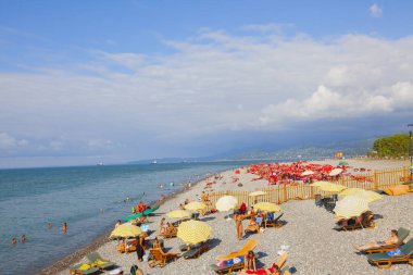 Batumi Gürcistan 'daki Avrupa Meydanı' ndaki Medea Anıtı