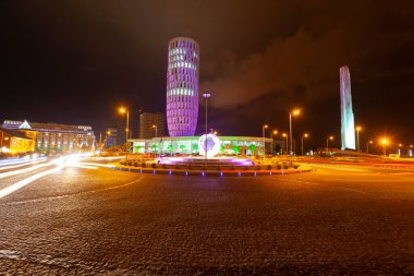 Batumi Gürcistan 'daki Avrupa Meydanı' ndaki Medea Anıtı