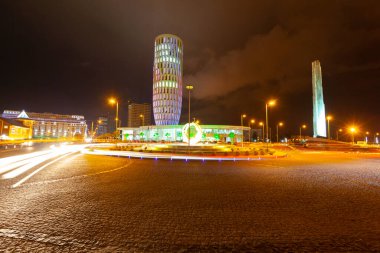 Batumi Gürcistan 'daki Avrupa Meydanı' ndaki Medea Anıtı