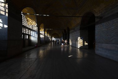 Ayasofya (Ayasofya) İstanbul, Türkiye, Bizans mimarisi, kent simgesi ve mimari dünya harikası