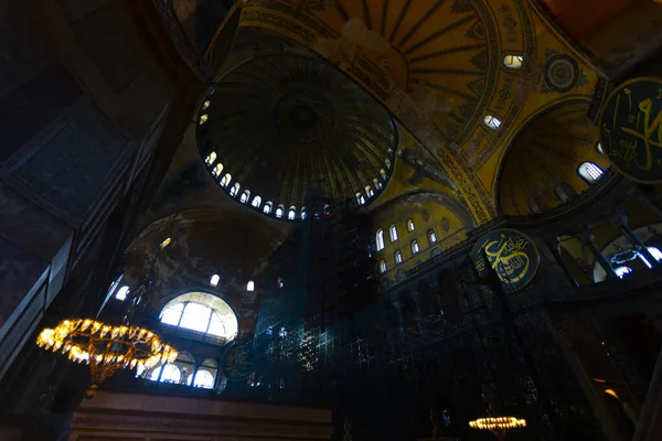 Hagia Sophia Hagia Sofia Ayasofya Innenraum Istanbul Türkei Byzantinische Architektur — Stockfoto