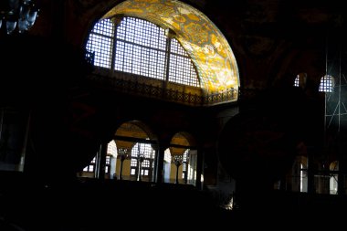 Ayasofya (Ayasofya) İstanbul, Türkiye, Bizans mimarisi, kent simgesi ve mimari dünya harikası