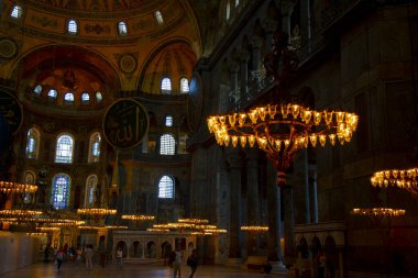 Ayasofya (Ayasofya) İstanbul, Türkiye, Bizans mimarisi, kent simgesi ve mimari dünya harikası