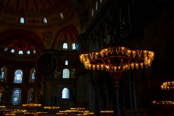 Hagia Sophia Hagia Sofia Ayasofya Intérieur Istanbul Turquie Architecture Byzantine — Photo