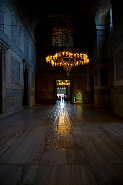 Interno Hagia Sophia Hagia Sofia Ayasofya Istanbul Turchia Architettura Bizantina — Foto Stock