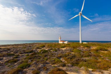 Polente Deniz Feneri Bozcaada 'nın en batı ucunda yer almaktadır. 