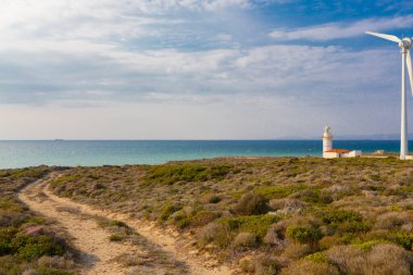 Polente Deniz Feneri Bozcaada 'nın en batı ucunda yer almaktadır. 