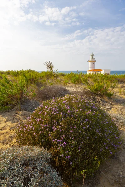 Polente Lighthouse Ligt Aan Westelijke Rand Van Bozcaada — Stockfoto