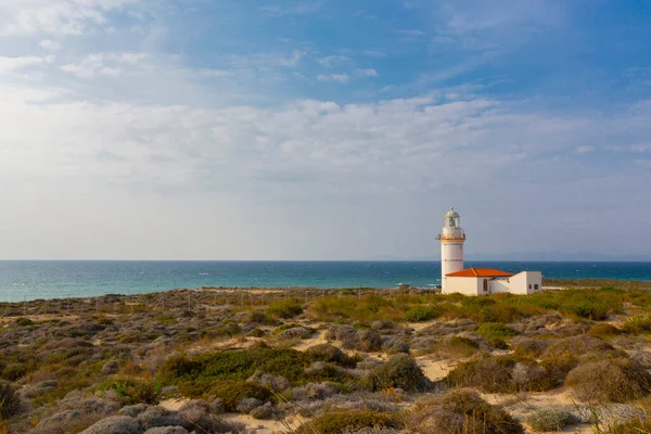 Polente Φάρος Βρίσκεται Στο Δυτικότερο Άκρο Της Bozcaada — Φωτογραφία Αρχείου