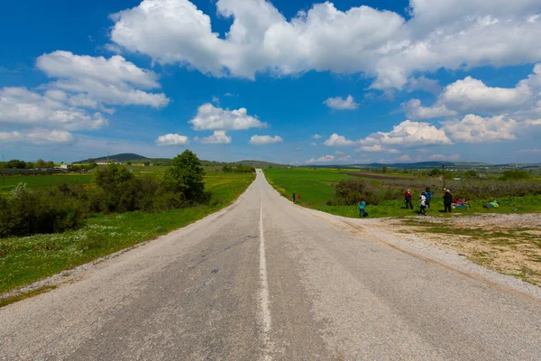 이베르 Eber Lake Afyon Turkey Eber Lake 터키에서 번째로 호수이지만 — 스톡 사진