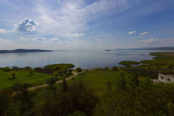 Eber Lake Afyon Turquia Eber Lago Décimo Primeiro Maior Lago — Fotografia de Stock