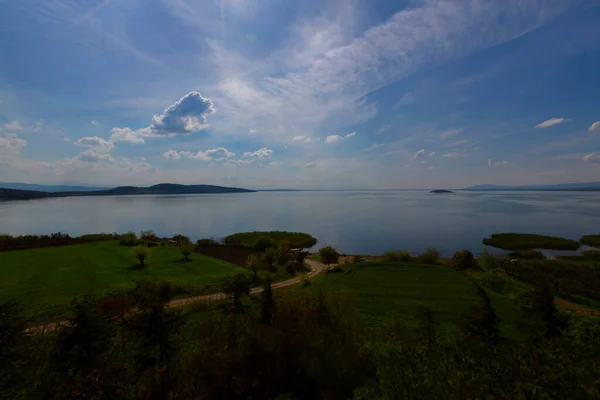 Eber Lake Afyon Turkije Eber Lake Het 11E Grootste Meer — Stockfoto