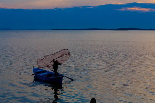 Eber Lake Afyon Turecku Eber Lake Největší Jezero Turecka Ale — Stock fotografie