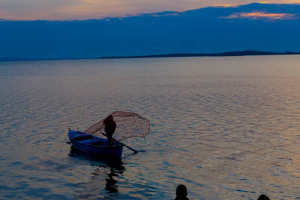 Eber Lake Afyon Turecku Eber Lake Největší Jezero Turecka Ale — Stock fotografie