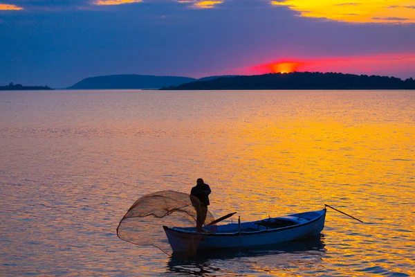 Eber Lake Afyon Turkiet Eber Lake Den Största Sjön Turkiet — Stockfoto