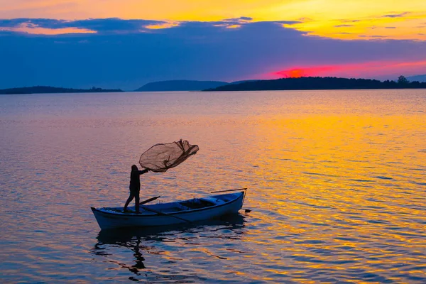 Eber Lake Afyon Turecku Eber Lake Největší Jezero Turecka Ale — Stock fotografie