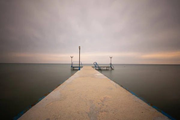 Pier Fotografía Larga Exposición —  Fotos de Stock