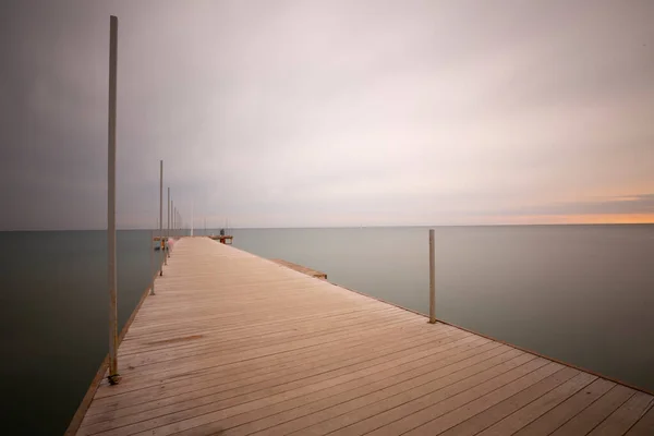 Pier Fotografía Larga Exposición —  Fotos de Stock