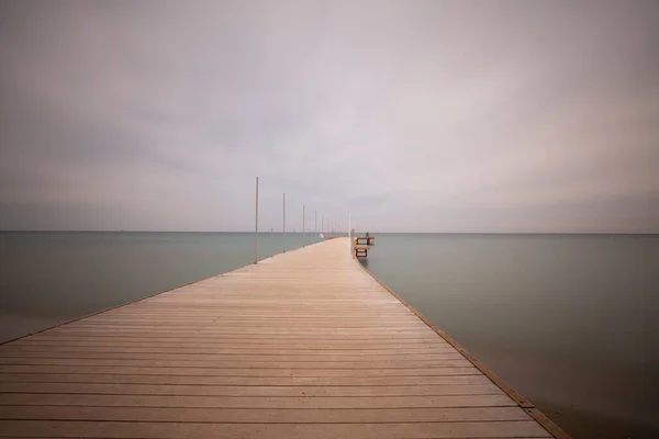 Pier Fotografía Larga Exposición —  Fotos de Stock