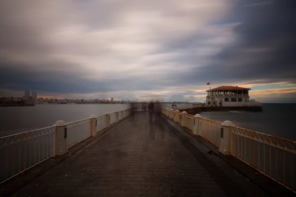 You Start Pier Kadky Walk Coastal Road Coast You Reach — Stock Photo, Image