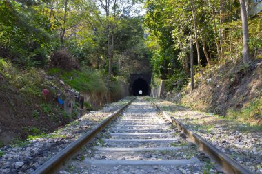 Demiryolu ve tren tüneli