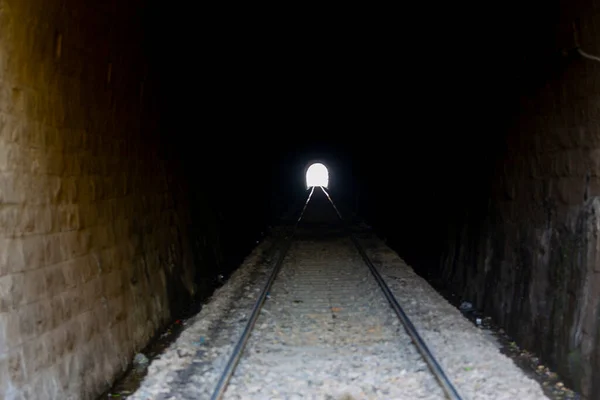 Railroad Train Tunnel — Stock Photo, Image