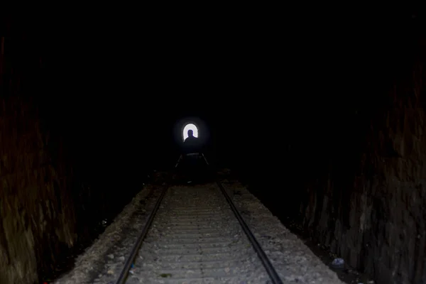 Залізничний Залізничний Тунель — стокове фото