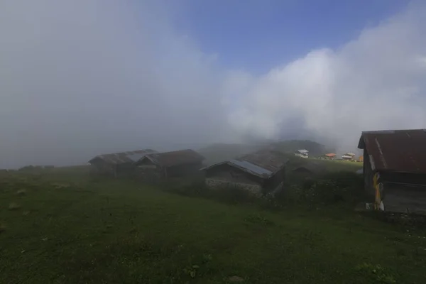 Plateau Paysage Pokut Radeau Montagnes Kackar Rize — Photo