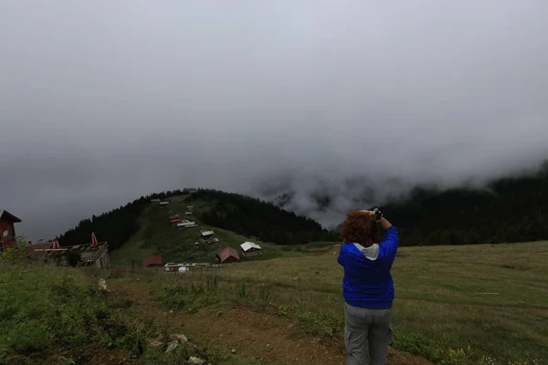 Mencuna Vodopád Twin Kamenné Mosty Artvin Arhavi — Stock fotografie