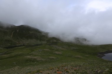 Kackar dağları ve dağların eteklerine kurulmuş yaylalar.