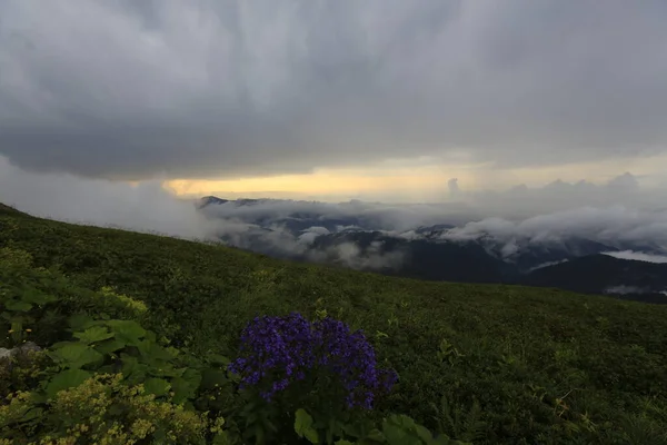 Das Kackar Gebirge Und Die Hochebenen Fuße Der Berge — Stockfoto