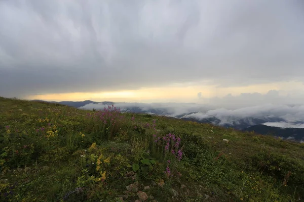 Das Kackar Gebirge Und Die Hochebenen Fuße Der Berge — Stockfoto