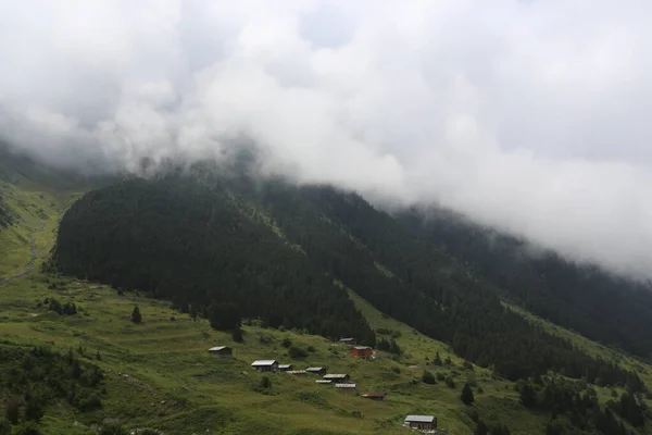 Góry Kackar Płaskowyże Ustanowione Podnóża Gór — Zdjęcie stockowe
