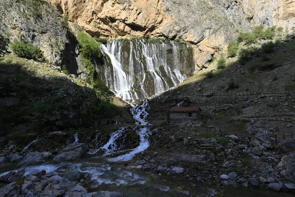 Cascate Kapuzbasi Sono Cascate Sorgente Situate All Interno Dei Confini — Foto Stock