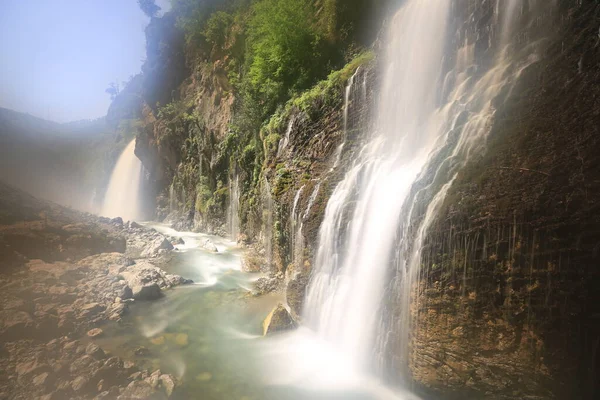 Les Cascades Kapuzbasi Sont Les Cascades Sources Situées Intérieur Des — Photo