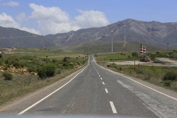 Montaña Erciyes Volcán Localizado Región Central Anatolia Sultansazl Suroeste Kayseri — Foto de Stock