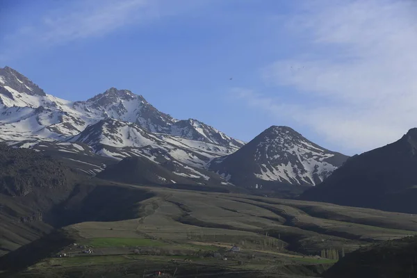 Erciyes Mountain Est Volcan Situé Dans Région Anatolie Centrale Sultansazl — Photo