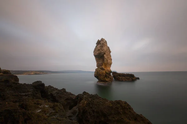 Kyky Coastal Town Borders Krklareli Province Connected Vize District Which — Stock Photo, Image