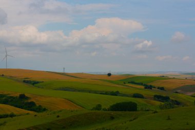 Tekirdağ yolunda tarlalar.