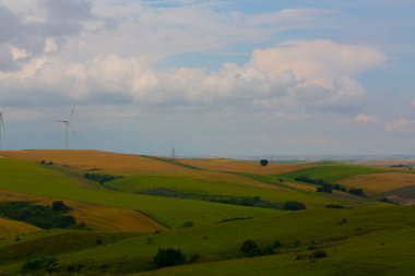 Tekirdağ yolunda tarlalar.