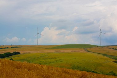 Tekirdağ yolunda tarlalar.
