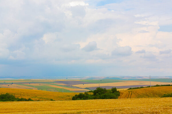 Crop fields on Tekirdag road./ Turkey.