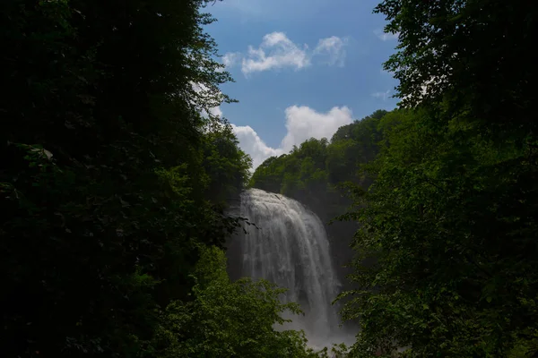 Suutu Falls Turecká Provincie Bursa Nachází Okresu Mustafakemalpaa Splňuje Potřeby — Stock fotografie