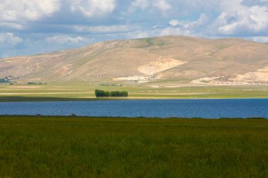 Suphan Dağı, Doğu Anadolu Bölgesi 'nde Van Gölü' nün kuzeyinde yer alan bir stratovolcano. Van / Türkiye.