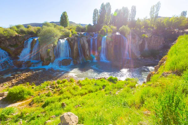 Muradiye Wasserfall Ist Der Wasserfall Bendimahi Bach Der Provinz Van — Stockfoto