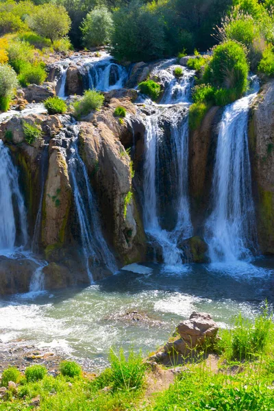 Muradiye Waterfall Waterfall Bendimahi Stream Province Van Muradiye District — Stock Photo, Image
