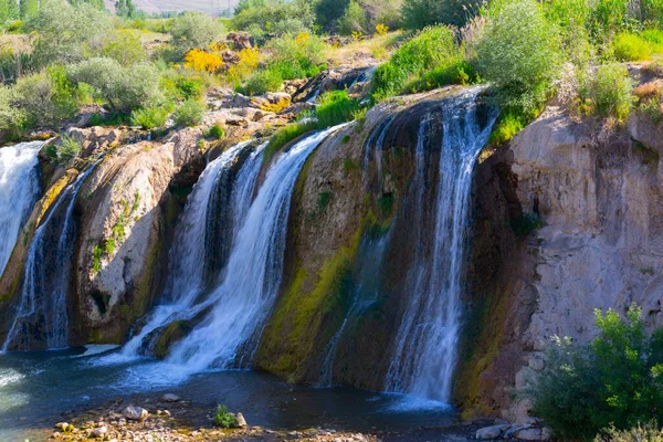 Waterval Van Muradiye Een Waterval Bendimahi Rivier Provincie Van Het — Stockfoto