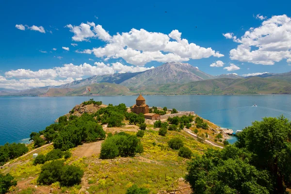 Akdamar Kerk Akdamar Eiland Van Turkije — Stockfoto