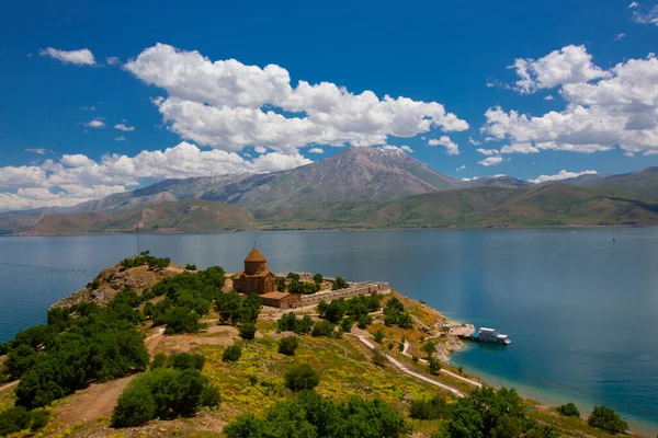 Iglesia Akdamar Isla Akdamar Van Turquía — Foto de Stock